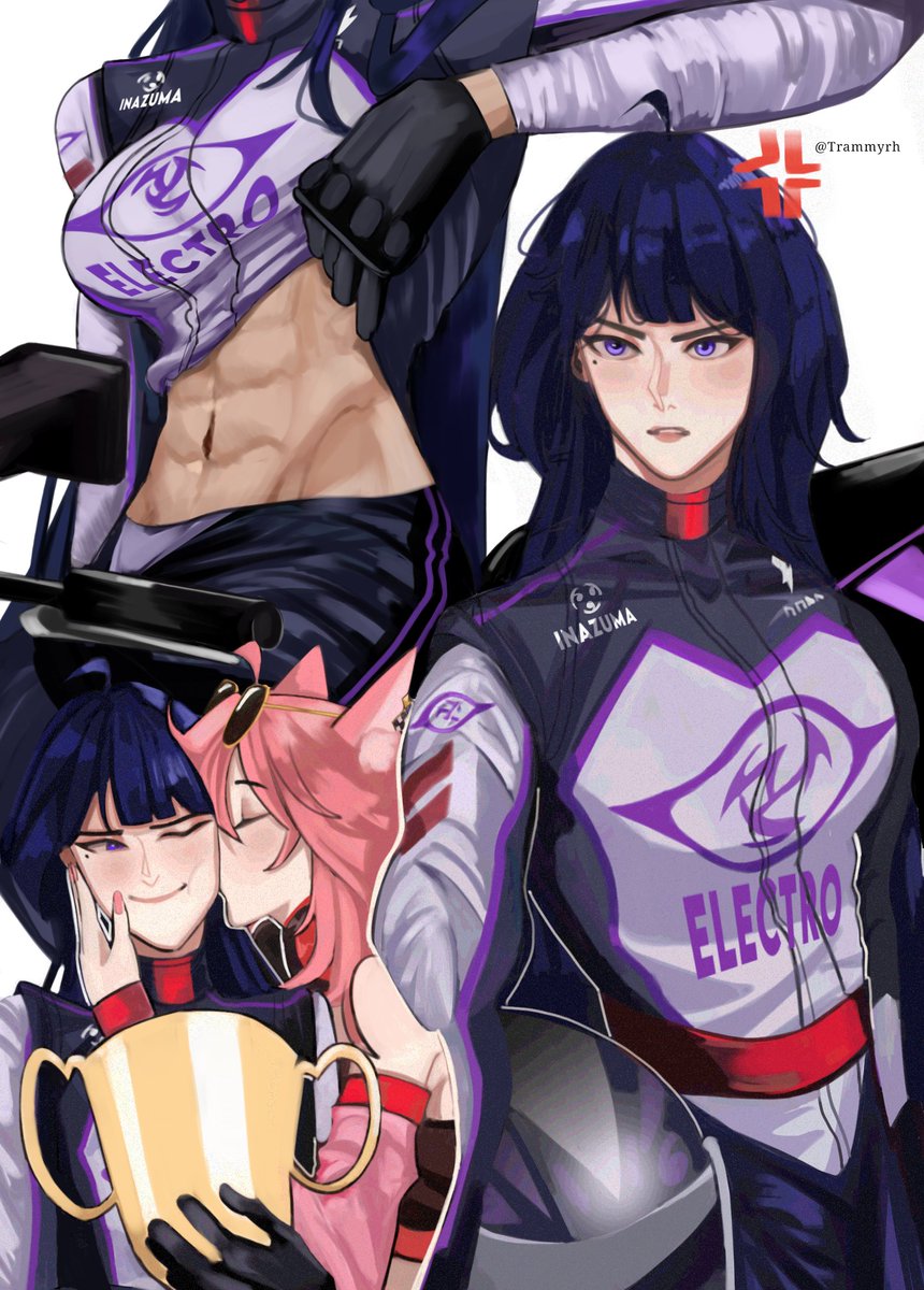 trammyrh's tweet photo. racer ei 
#原神 #genshinimpact #eimiko https://t.co/GdqOsEa5ai
