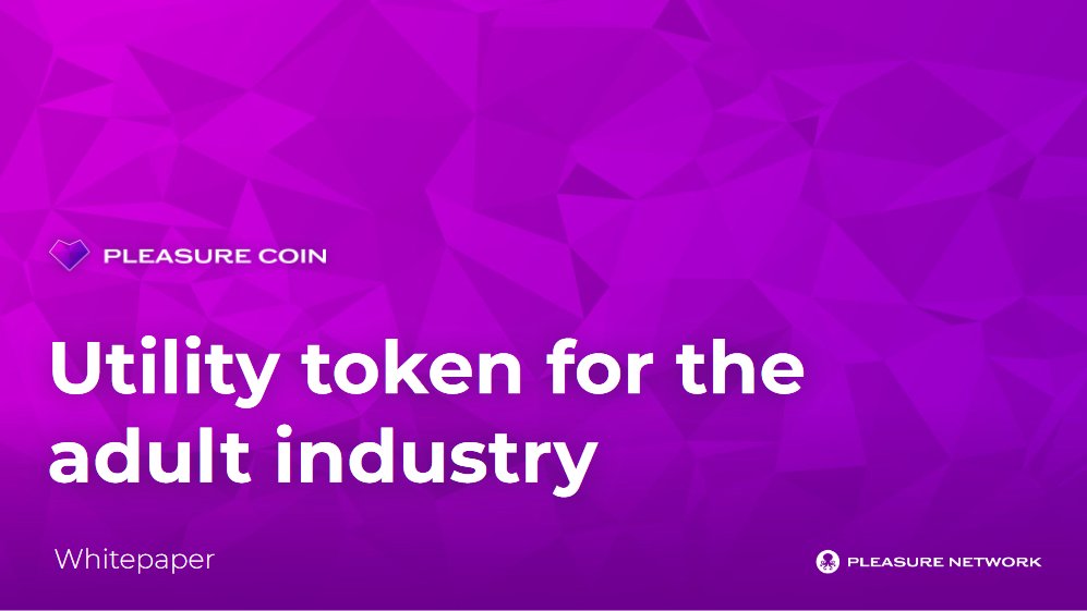 Pleasure_coin's tweet photo. Check out our updated Whitepaper for what makes #PleasureCoin such a unique and game changing utility token for the #AdultIndustry,  #Web3 and #Crypto! 💜

https://t.co/WPwETIR11o https://t.co/OTBI9hw19R