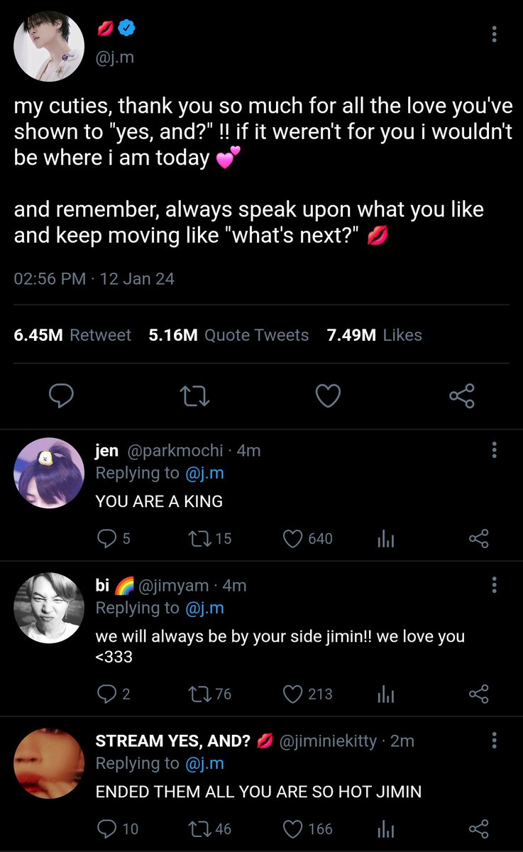 KOOKI3SLUVR's tweet photo. yes, and? 💋 #jikookau 

Idol JM comes back after a long hiatus with a new single that disses all his haters, and his fans go wild.

Rapper JK, who's never seen interacting with idols before, shocks everyone by posting an indirect about JM. https://t.co/su0ay7fEP2
