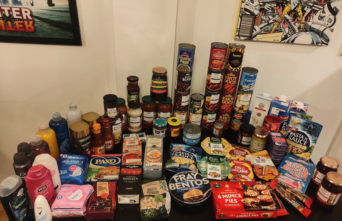 This year team <a href="/EOLC_TeamMRI/">SPC Team MRI</a> sacked secret Santa, &amp; instead arranged a collection for <a href="/MSCFoodbank/">Mcr South Central Foodbank</a>. Pretty happy with our efforts! It was intended to be a Christmas donation but I was struck down with the lurgy! Planning to bring it to a collection point in the next few days!