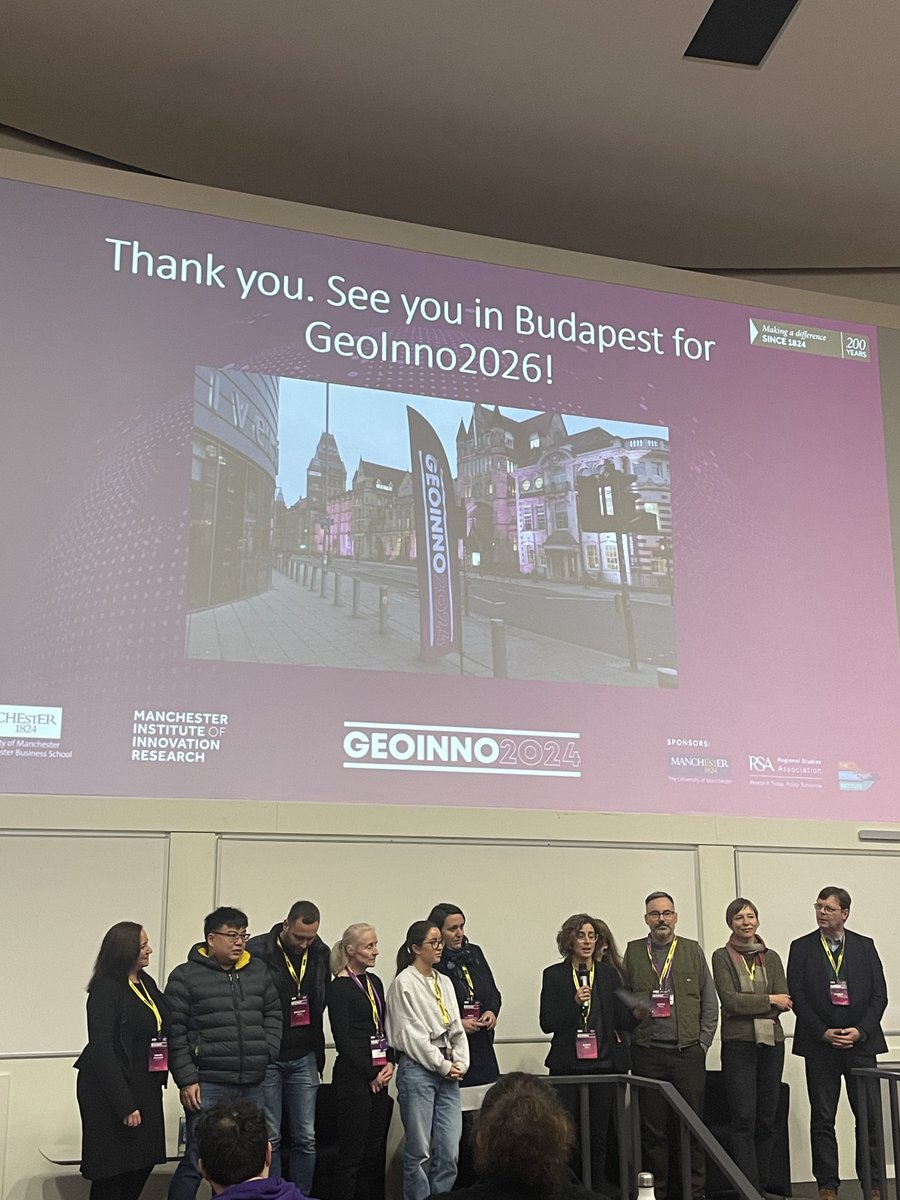 Enormous thanks to the @geoinno2024 Organizing Committee led by @euyarra @msbarrioluengo & @kieronflanagan - among others- for a fantastic conference and looking forward to GeoInno2026 im Budapest!