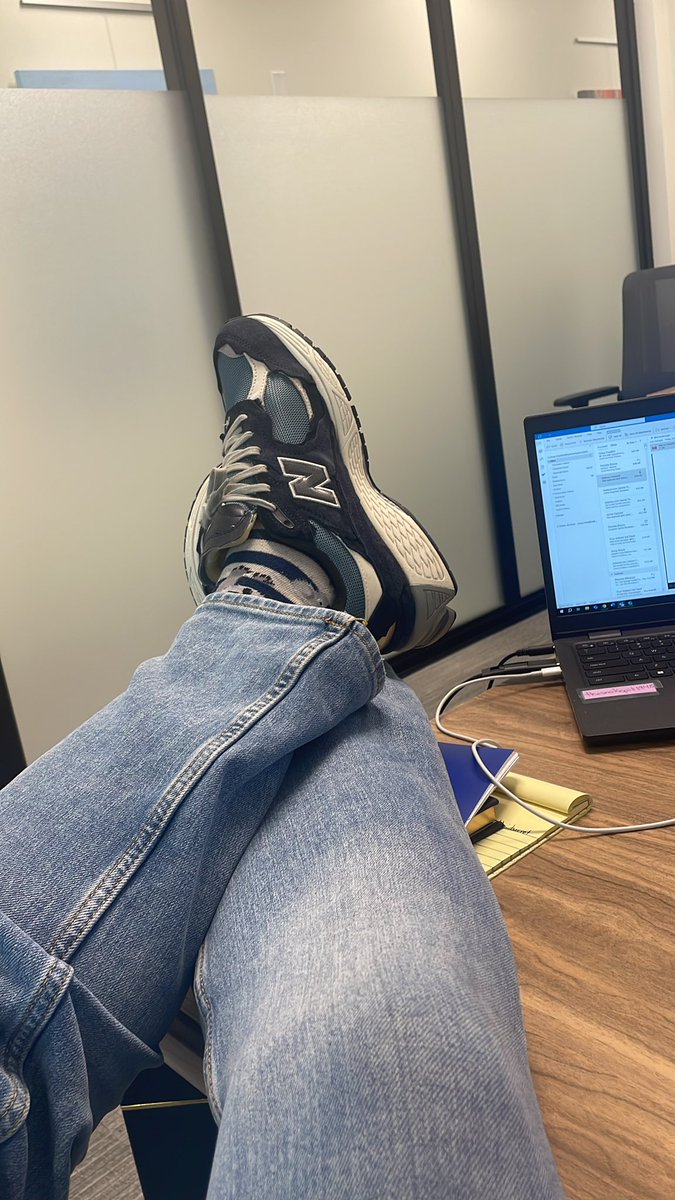 On my dad vibes today at work today. #WhatsOnYourFeet #NewBalance #2002R #ProtectionPack #DadGangOrDontBang #CasualFridays