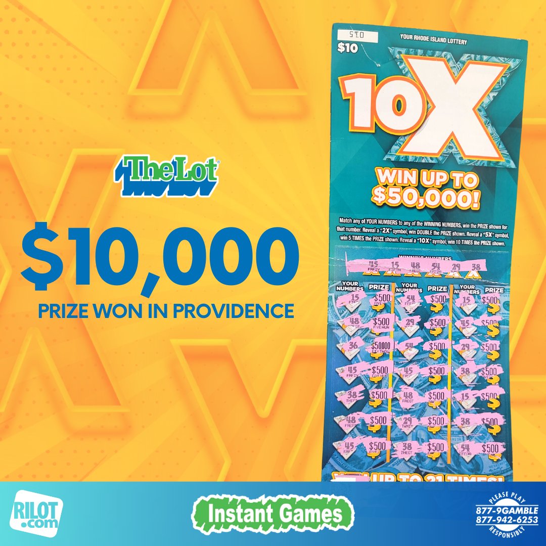 🏍️ A man from Providence is buying a new motorcycle with his $10,000 prize from playing the “10X” Instant Game at @cumberlandfarms, 744 Branch Ave., Providence.