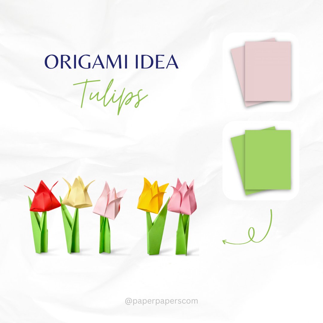 paperpapers's tweet image. With these pink and green papers, you can make your own tulips! Check out how to make your own on Youtube!

Shop By Color:

paperpapers.com/paper-and-enve…

#paperpapers #paperpaperscom #origami #origamimaking #tulip #tulipmaking #tulipseason #makingthings #enviromentallyfriendly