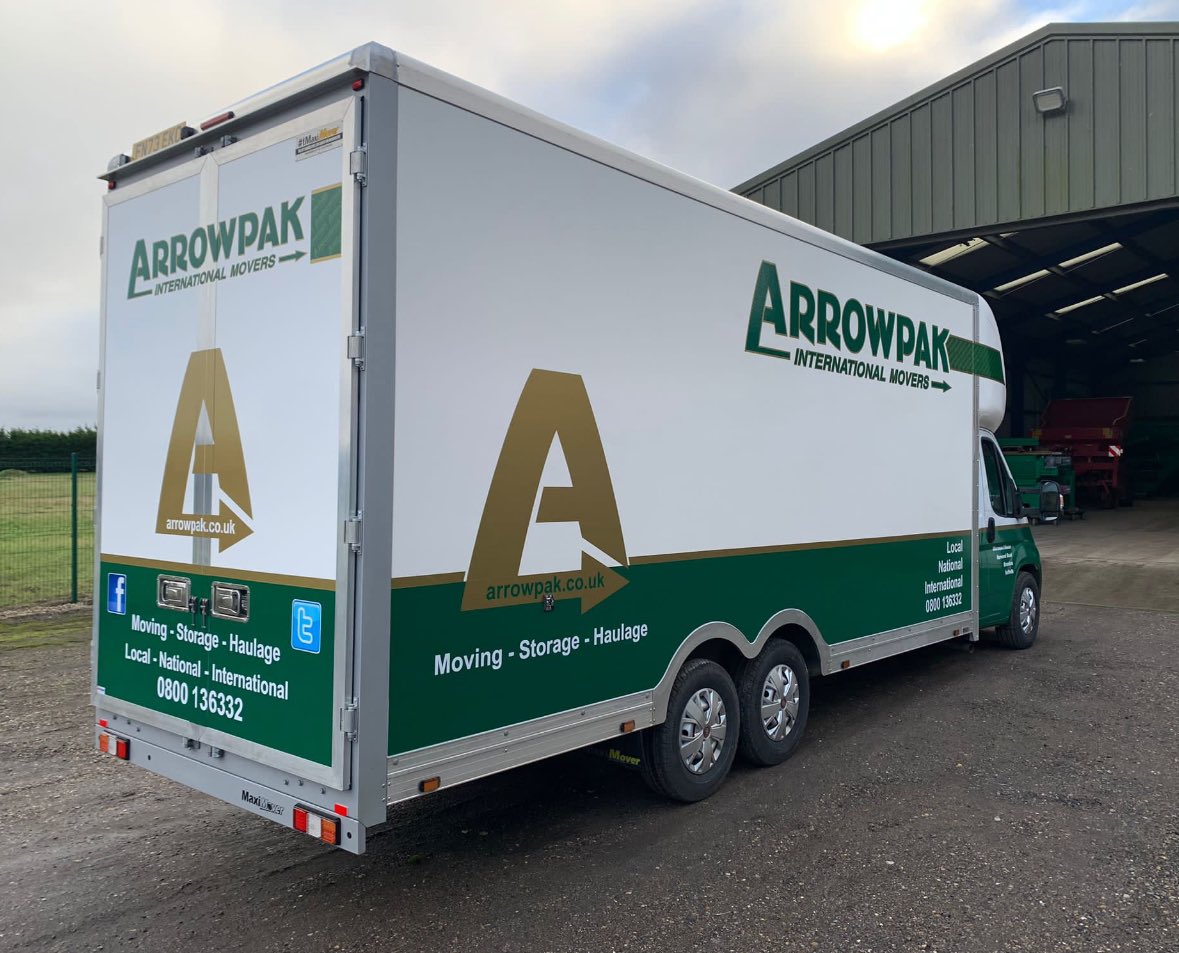 ArrowpakInt's tweet image. New purpose built 5.5Ton vehicle from #maximover large volume vehicle for those tight lanes and poor access areas. #Professional #movers #storage #Haulage