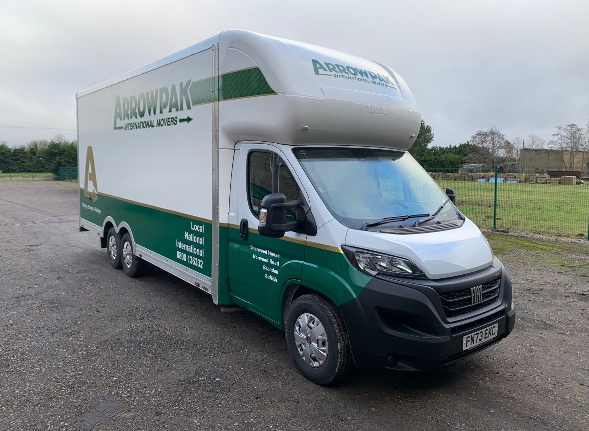 ArrowpakInt's tweet image. New purpose built 5.5Ton vehicle from #maximover large volume vehicle for those tight lanes and poor access areas. #Professional #movers #storage #Haulage