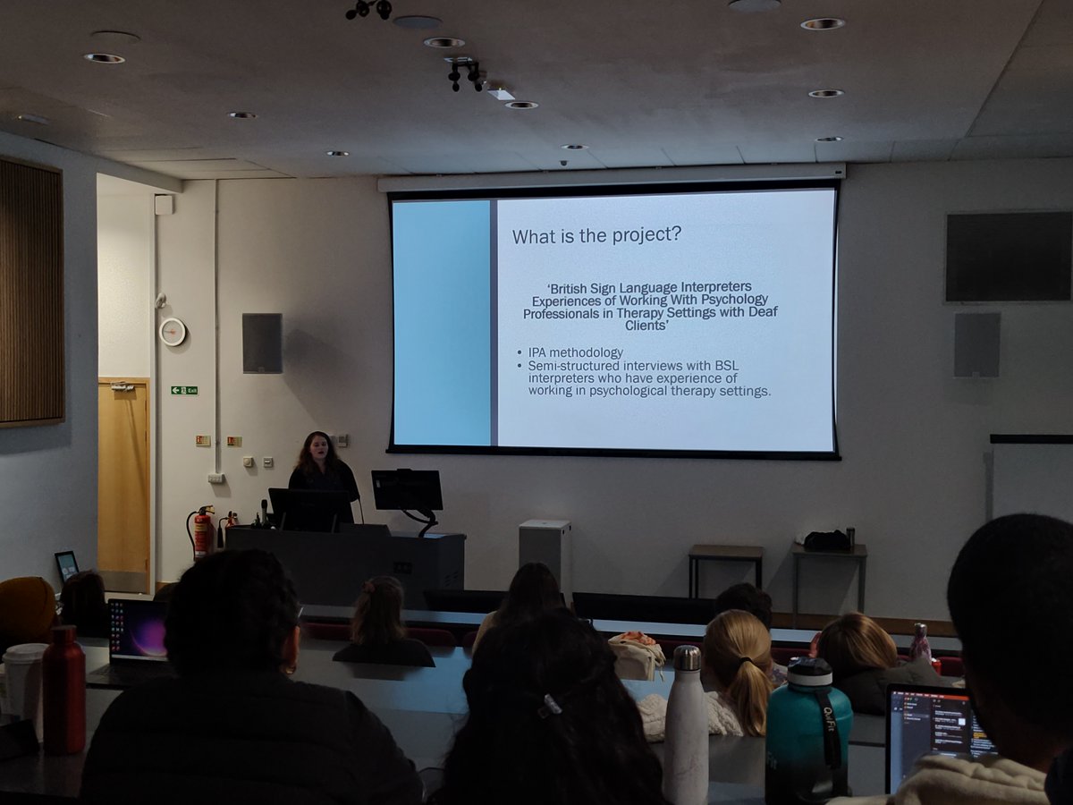 Hugely impressed with the range, relevence, & aspiration of the research in-progress presented by our year 3 DClinPsy trainees @PlymUni today. They include projects on equine therapy for veterans, long term effects of ECT, workforce retention in clinical psychology, Long Covid,…