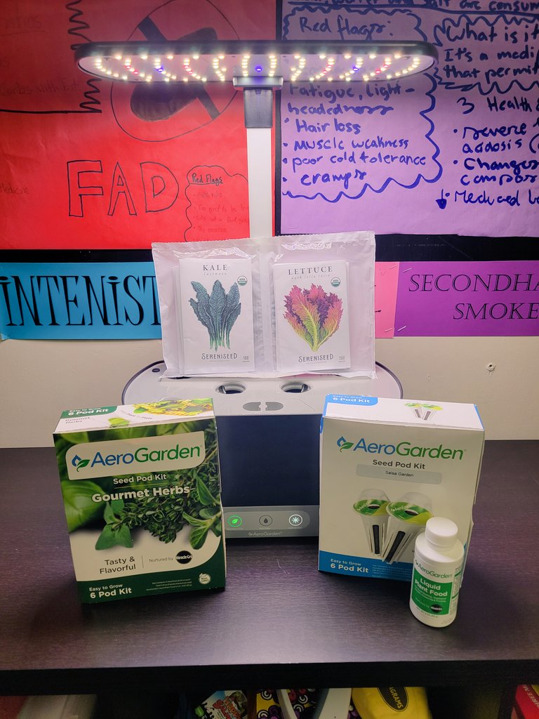 Amanda Browning (@abphysed) on Twitter photo Instead of a class pet, we're going to have a class garden!!! 🌱 Thank you all donors, incl District 5 <a href="/GCSchoolsNC/">Guilford Co. Schools</a> School Board member <a href="/napper_deborah/">Deborah Napper</a>, for making this <a href="/DonorsChoose/">DonorsChoose</a> project a reality! Excited for a hands-on tasty nutrition unit! #secphysed <a href="/AeroGarden/">AeroGarden</a> Instead of a class pet, we're going to have a class garden!!! 🌱 Thank you all donors, incl District 5 <a href="/GCSchoolsNC/">Guilford Co. Schools</a> School Board member <a href="/napper_deborah/">Deborah Napper</a>, for making this <a href="/DonorsChoose/">DonorsChoose</a> project a reality! Excited for a hands-on tasty nutrition unit! #secphysed <a href="/AeroGarden/">AeroGarden</a>