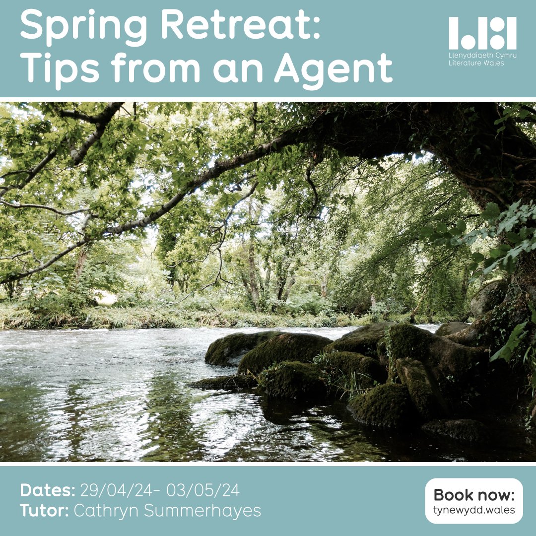 Some exciting news! Curtis Brown's very own Cathryn Summerhayes (@Taffyagent) will be at the @Ty_Newydd Spring Retreat! Tickets on sale now: tynewydd.wales/course/spring-…
