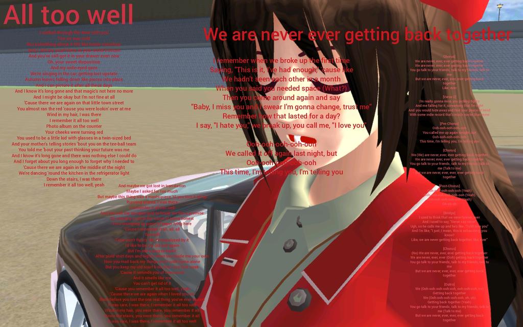 RedPliss's tweet photo. Red Taylor swift Sakura school simulator booklet part 1 https://t.co/BdGT2M09wv