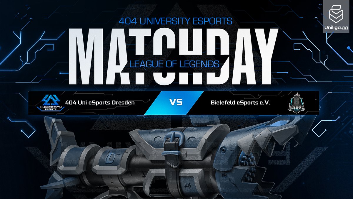 404_uni_esports's tweet photo. Wir wollen einen guten Abschluss machen, bevor es in die Relegation geht! 💪
⏰ 20:00 Uhr
🆚 @bielefeldesport
🔼 #Pollmann
🔁 #Mango
▶ #Cloudxx
🔽 @Thomson_League
🛡 @zyres_lol
🔴 LIVE auf https://t.co/5TIPz7z0Nr
AUF GEHTS 404!💪
#404UE #404WIN #LIMITSNOTFOUND https://t.co/UCGF9YHGle