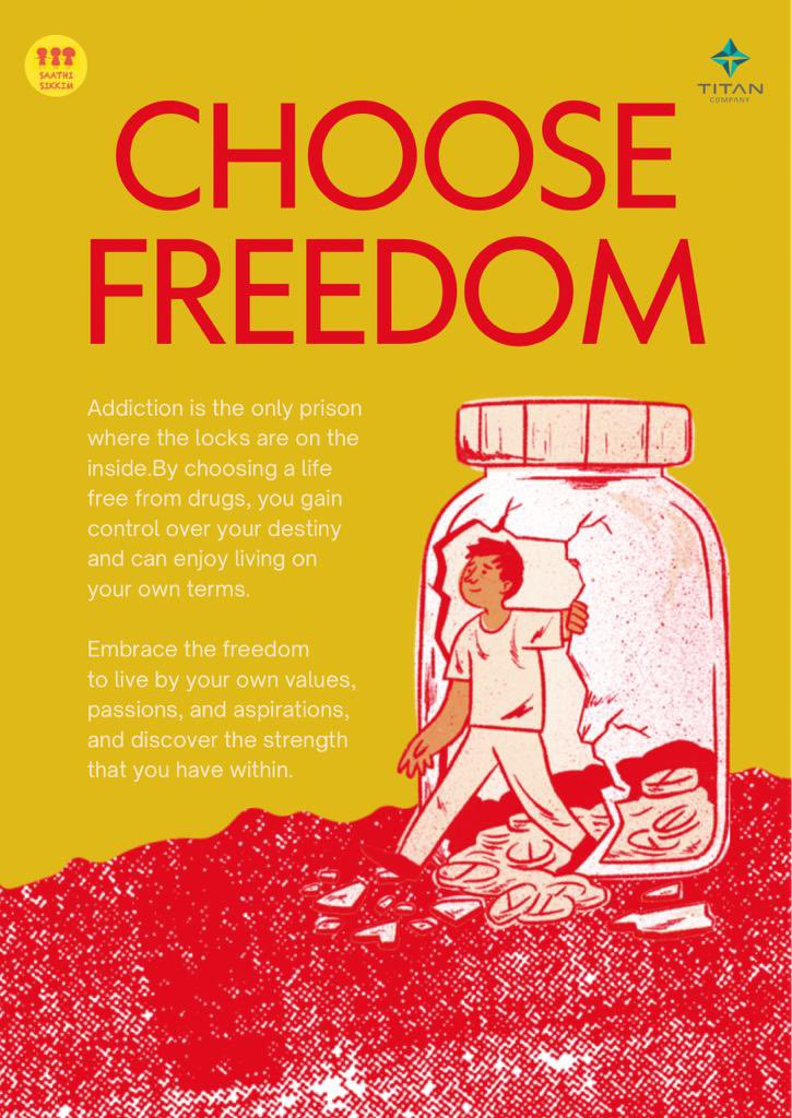 Saathi_Sikkim's tweet photo. #choosefreedomfromdrugs https://t.co/JLerPMWBvi