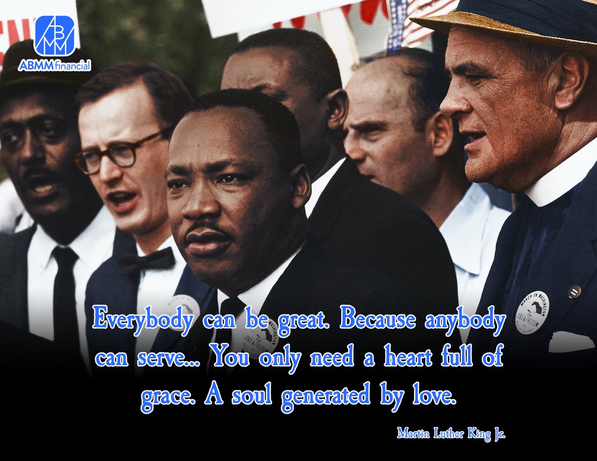 ABMMfinancial's tweet photo. President Ronald Reagan proclaimed Martin Luther King Jr.'s birthday a federal holiday in 1983, and by 2000, all 50 states had declared it a state holiday. Today, we honor his legacy as a civil rights activist and the change he strived for.
#MLKDay https://t.co/8rWrfwV2Uz
