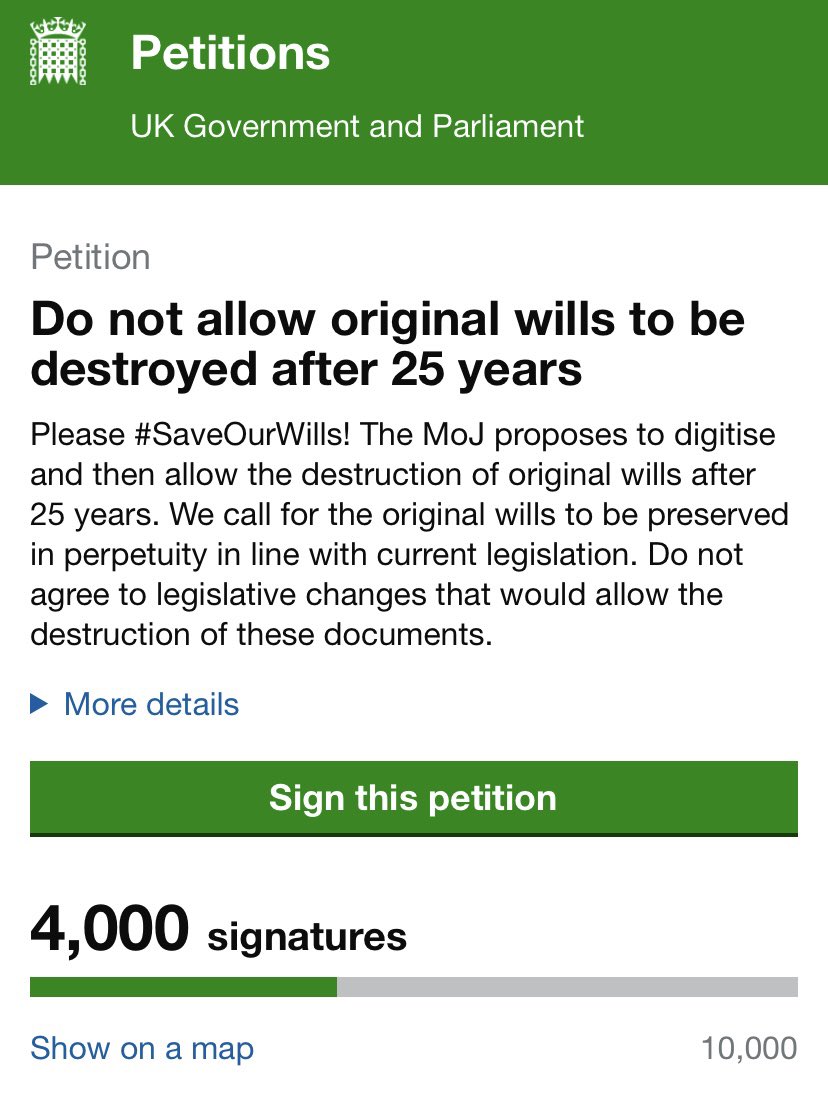 holtsfamilyhis1's tweet photo. We’ve hit 4000 signatures and counting… let’s keep going! Almost half way to 10,000 and it’s all downhill from there, right? #SaveOurWills https://t.co/gmPCbyYtpJ https://t.co/UFIfp2KShv