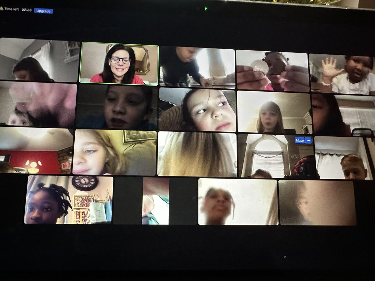 scbolin's tweet photo. We had all but 3 from our class family get connected on our morning Zoom meeting! #firstZoom #countingcoins
#lpsleads https://t.co/rZVQS5nAcZ