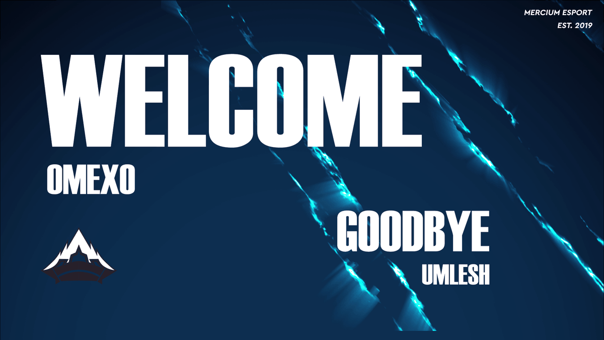 MerciumEsport's tweet photo. A WARM WELCOME TO 🇩🇰 OMEXO
👀Our scouts has done it again. We are looking forward to work with 🇩🇰OMEXO and contribute to his development. One to watch.
He will replace Umlesh.
#NewPlayer #StillHaveIt https://t.co/NhLNWv9KEH