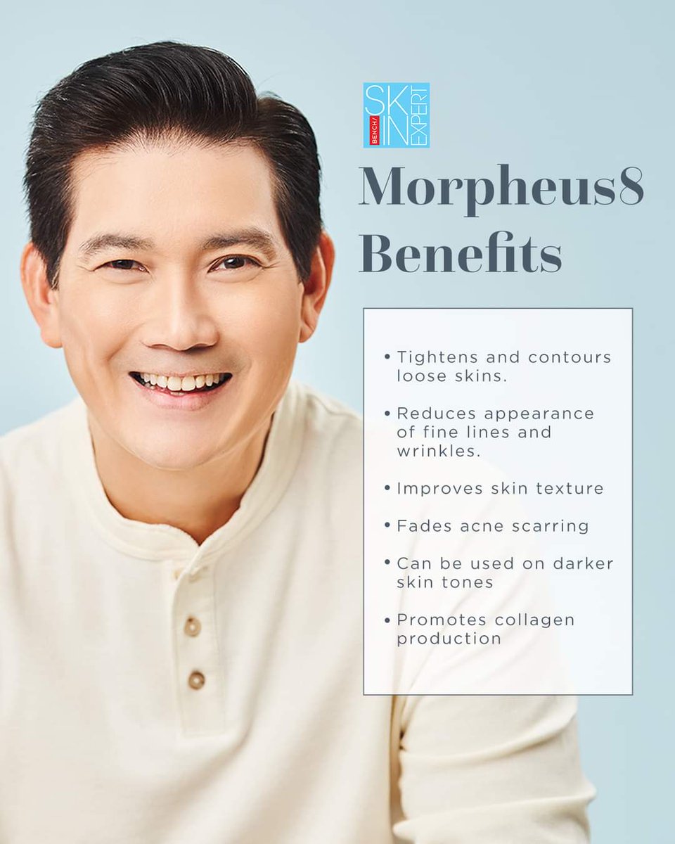 RiChennatiques's tweet photo. Mr Richard Yap for #BenchSkinExpert's Morpheus8
Try #BenchSkinExpert's Morpheus8 and take the first step to younger looking skin. #GreatSkinStartsHere Book your appointment now!
πΈ benchskinexpert
#RichardYap https://t.co/cOxzkH67kx
