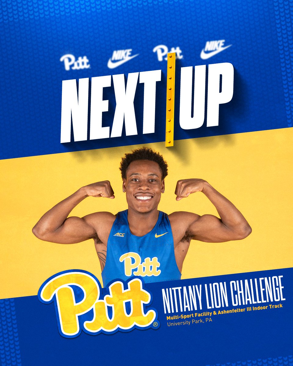 Pitt_TF_XC's tweet photo. 𝙍𝙀𝘼𝘿𝙔 𝙁𝙊𝙍 𝙏𝙃𝙀 𝘾𝙃𝘼𝙇𝙇𝙀𝙉𝙂𝙀 🔵🟡

👟 Nittany Lion Challenge
📍 University Park, PA
📅 Saturday, Jan. 13
📰  https://t.co/aELphPgXa1 https://t.co/8HQFjvqgKr