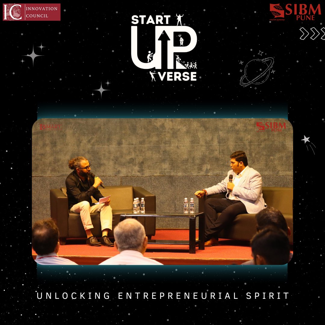 IC_SIBMPune's tweet photo. Graced by leading entrepreneurs Arjun Deshpande, Shivam Shahi, and Poojit Jain, StartupVerse, held on 28th July 2023, became a grand success in its inaugural year. Presenting the highlights from this memorable event!
#InnovationCouncil #SIBMPune #Ecell #Startupverse #innovation https://t.co/wcIJYhEtTE