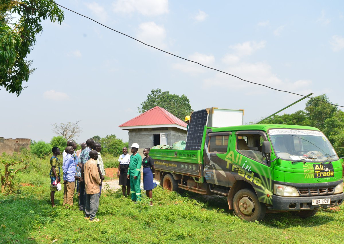 solarfund's tweet photo. Big things are underway in Uganda! Installation has begun on the first "Justice Microgrid" in partnership with @barefootlaw_org. Solar will power:

⚡ A community justice center w/ free legal services
⚡ Municipal buildings
⚡ Streetlighting

Learn more: https://t.co/IGt7o7wG0H https://t.co/509lKUKTDP