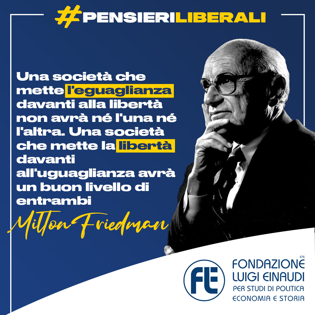 Semplicemente Milton Friedman! #PensieriLiberali