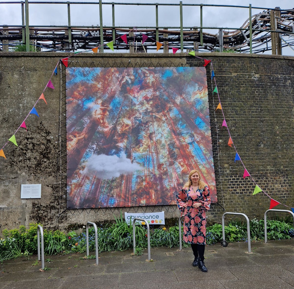 The beautiful Ceiling in the Sky by <a href="/CristinaSchek/">Cristina Schek 📸</a> is coming down tomorrow and a new artwork will be installed. Saturday 13th January at 11am for the unveiling.