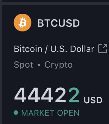 #Bitcoin back at prices not seen since Monday. OTC and Arb deals are driving the action right now. Takes time for all these flows to settle down.