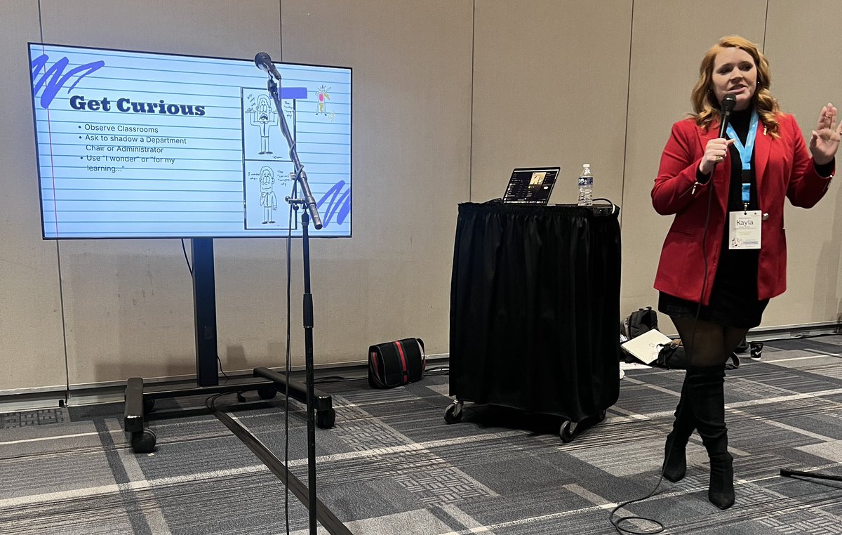 A great presentation by <a href="/LCHSBears/">Lawrence Central</a> <a href="/ltgoodnews/">LT Schools</a> PA leader Kayla Smith at #imea2024
