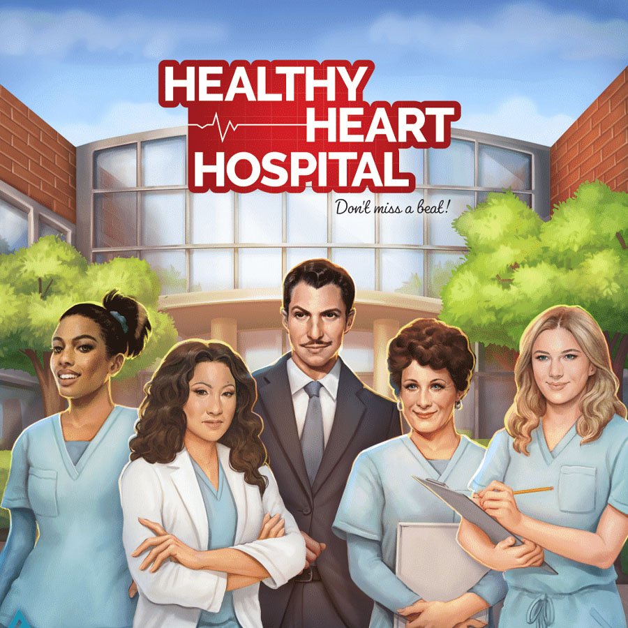 Healthy Heart Hospital 3rd edition is a cooperative hospital game, where every patient is counted in dollars. Every game is different with a variety of doctors, nurses, and hospital administrators to choose from. The game is easy to learn and features exciting cube-based gameplay