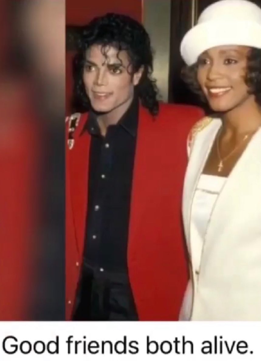 Michael Jackson and Whitney Houston 
 #DontStopBelieving