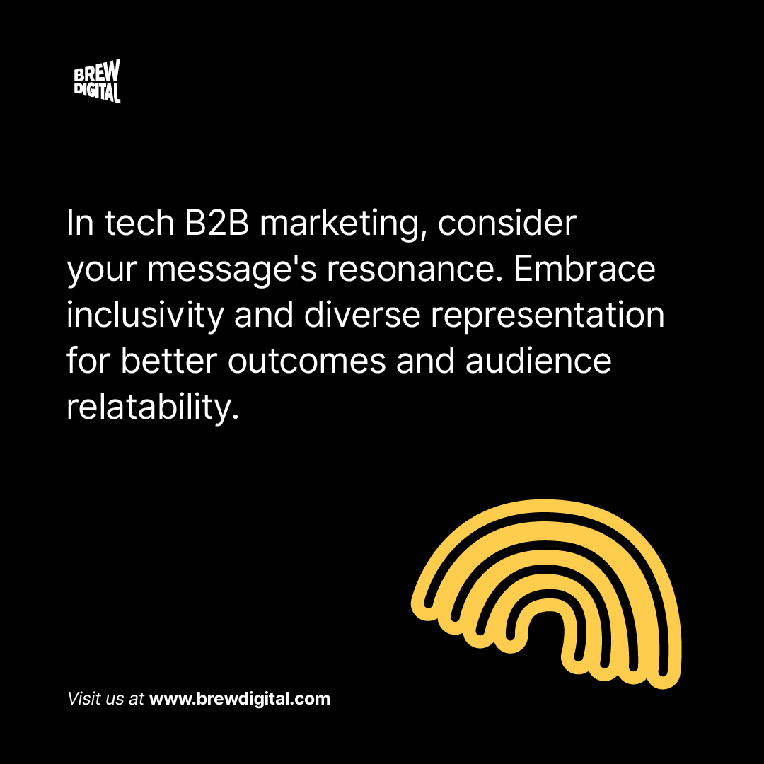 Crafting a message that connects with everyone is an art! 🎨 
How do you make sure your marketing resonates with your diverse audience? Share your thoughts below! 👇

#B2BMarketingTips #BrewDigital