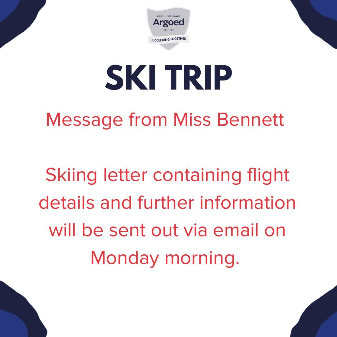 Argoed HS (@argoedhs) on Twitter photo 