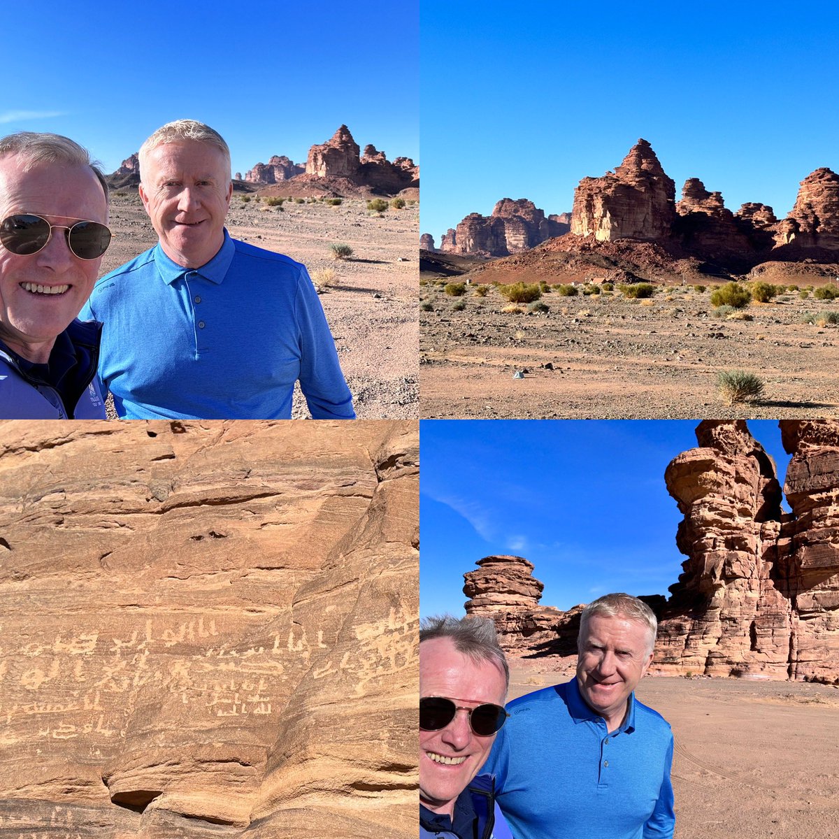 Exploring the Hisma Desert in NEOM today with newly appointed Director of Sales and Marketing for Tourism, Kevin Keogh. Welcome to #NEOM Kevin.