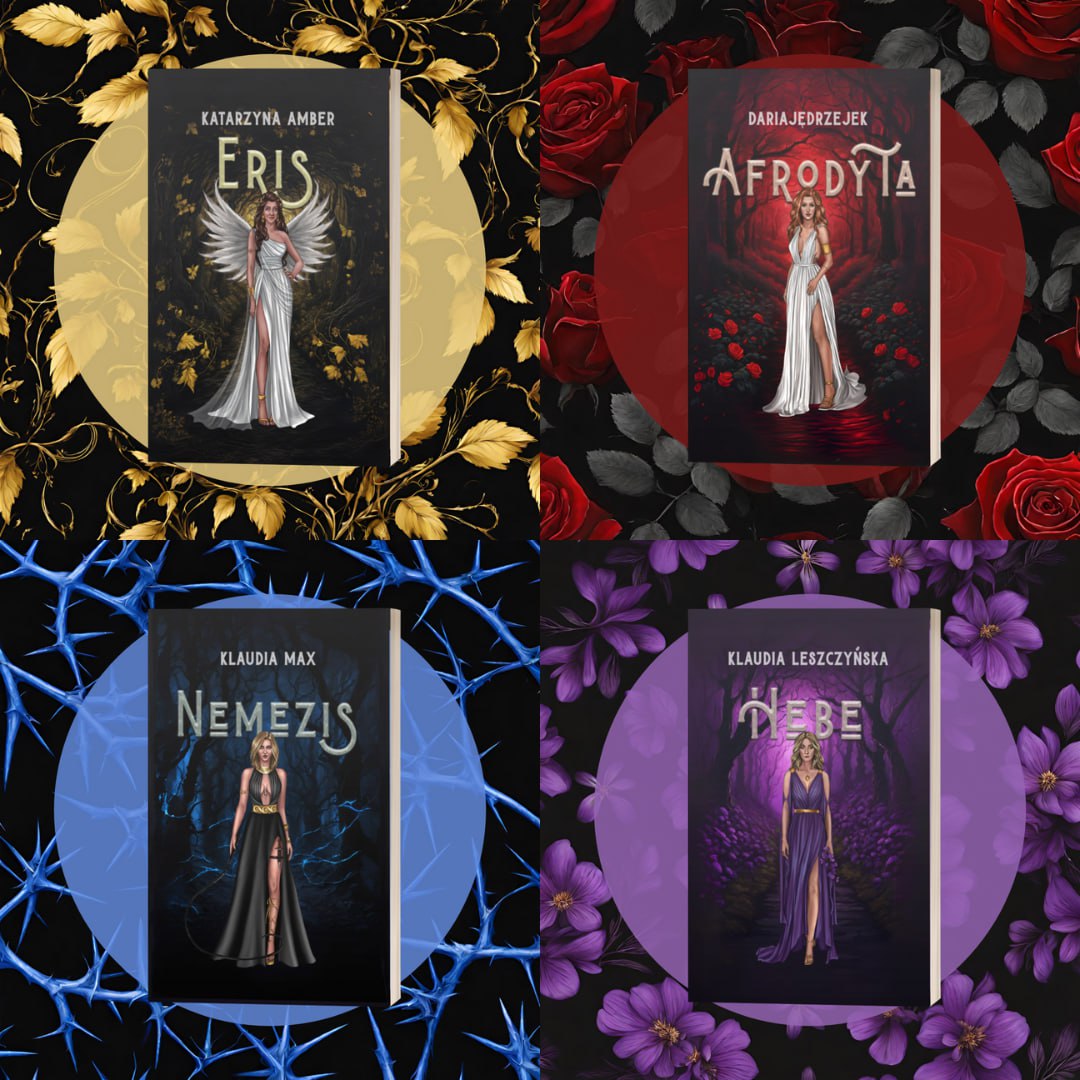 KatarzynaAmber's tweet photo. #Premiera okładek Bogiń ❤️ 
Swojej wielkie święto będą miały 25 maja na #Targach #Książki w #Warszawie ❤️ https://t.co/eUncCN60JA