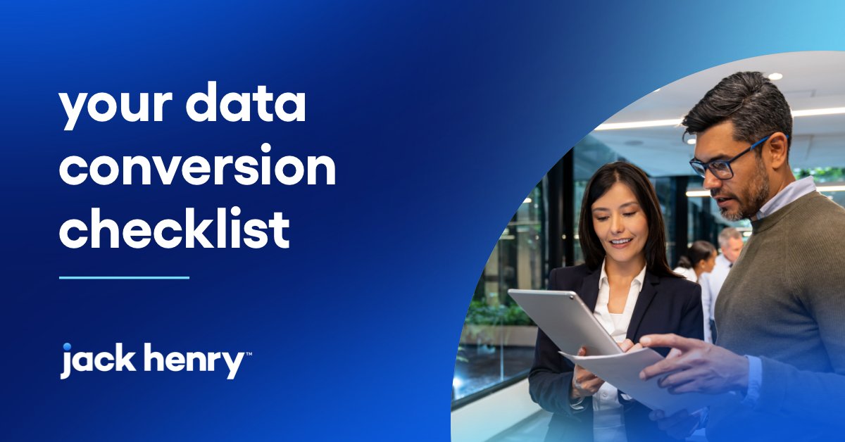 JH_Fintech's tweet image. Looking to remove unnecessary stress from an upcoming #dataconversion? ✔️ jkhy.co/3TUahk1
#increaseefficiency