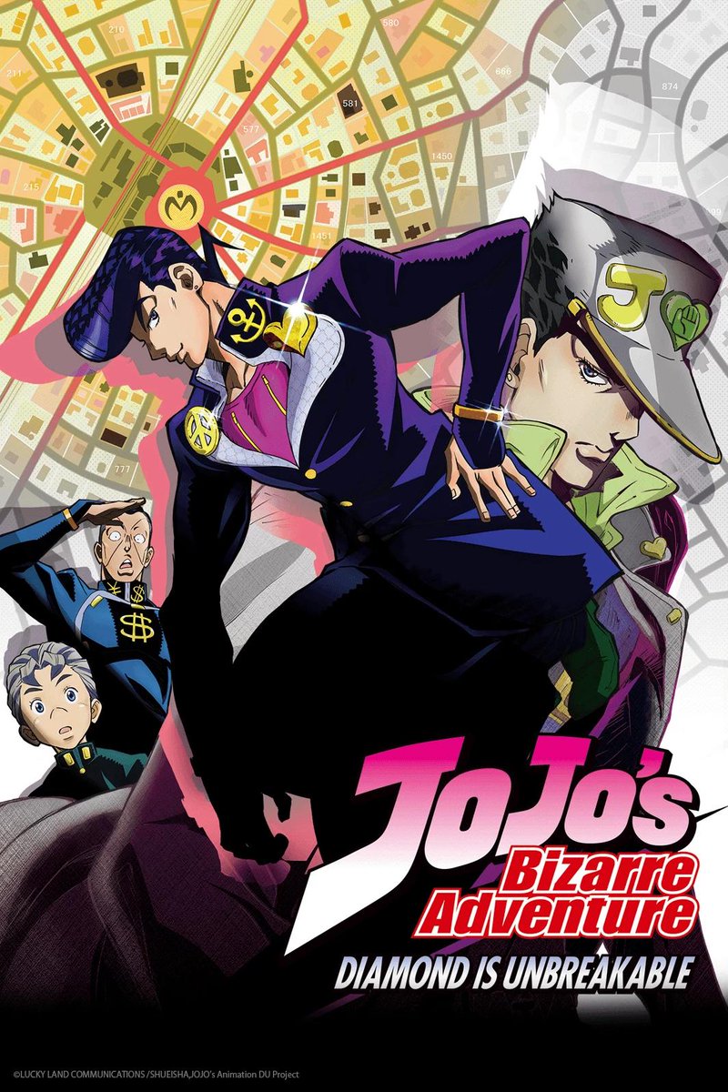 Metalalpe's tweet photo. @CondorPana Jojo's Bizarre Adventure, el anime que cubre los arcos argumentales de Stardust Crusaders y Diamond is Unbreakable. El que encuentre un episodio malo ahí, está muerto por dentro o le falta coger más. https://t.co/Yr8m2UVVrl