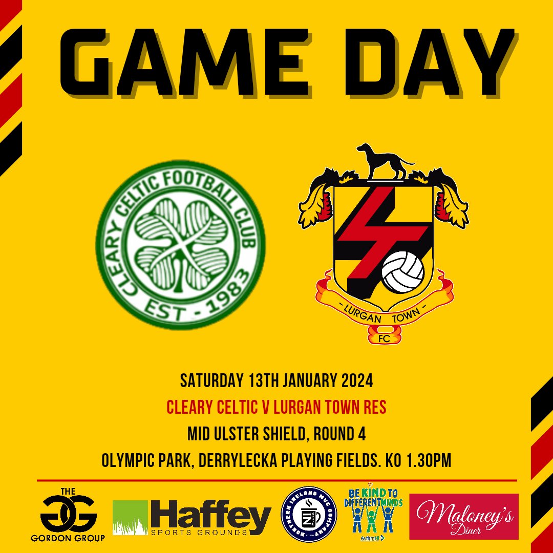 The 1st Team travel to @FivemiletownUtd looking to pick up some more points in their quest to move up the table The 2nd Team travel to Newry to take on current holders Cleary Celtic in the Mid Ulster Shield in what will be a very difficult tie for the lads #heartonthesleeve