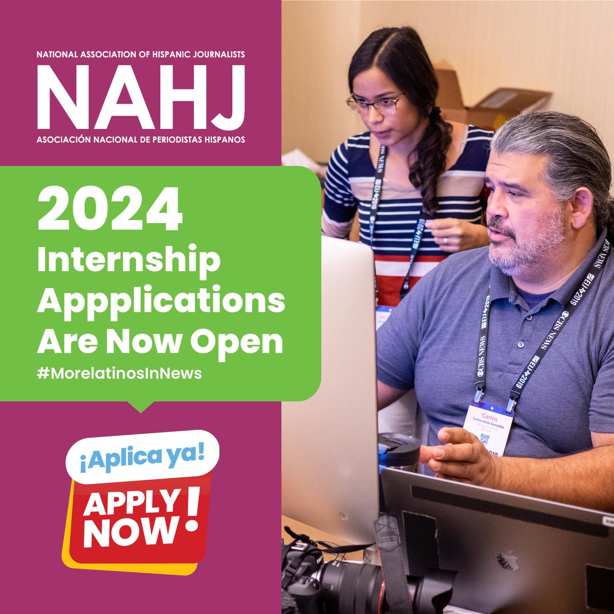 NAHJ (@nahj) on Twitter photo Are you looking for a PAID internship in 2024? 🙌
<a href="/NAHJ/">NAHJ</a> is now accepting applications for several internships in partnership with world-class companies; including @ESPN, <a href="/WBDsports/">Warner Bros. Discovery Sports Europe</a>, <a href="/PGFoundation_/">The Pedro Gomez Foundation</a>, <a href="/azcentral/">azcentral</a> & more.
Apply today: nahj.org/next-generatio…
#journalism #internship Are you looking for a PAID internship in 2024? 🙌
<a href="/NAHJ/">NAHJ</a> is now accepting applications for several internships in partnership with world-class companies; including @ESPN, <a href="/WBDsports/">Warner Bros. Discovery Sports Europe</a>, <a href="/PGFoundation_/">The Pedro Gomez Foundation</a>, <a href="/azcentral/">azcentral</a> & more.
Apply today: nahj.org/next-generatio…
#journalism #internship