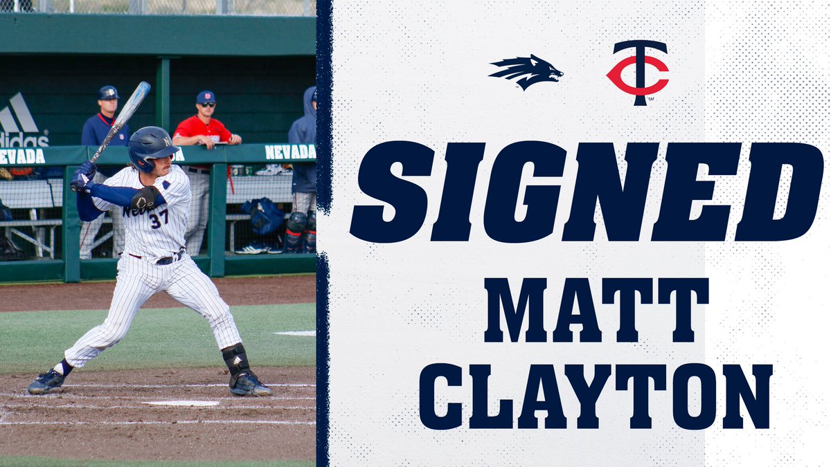 NevadaBaseball's tweet photo. 𝑺𝑰𝑮𝑵𝑬𝑫 ✍️

@mattclayton33 has signed a deal with the @Twins!

#BattleBorn https://t.co/16cibrl9gU