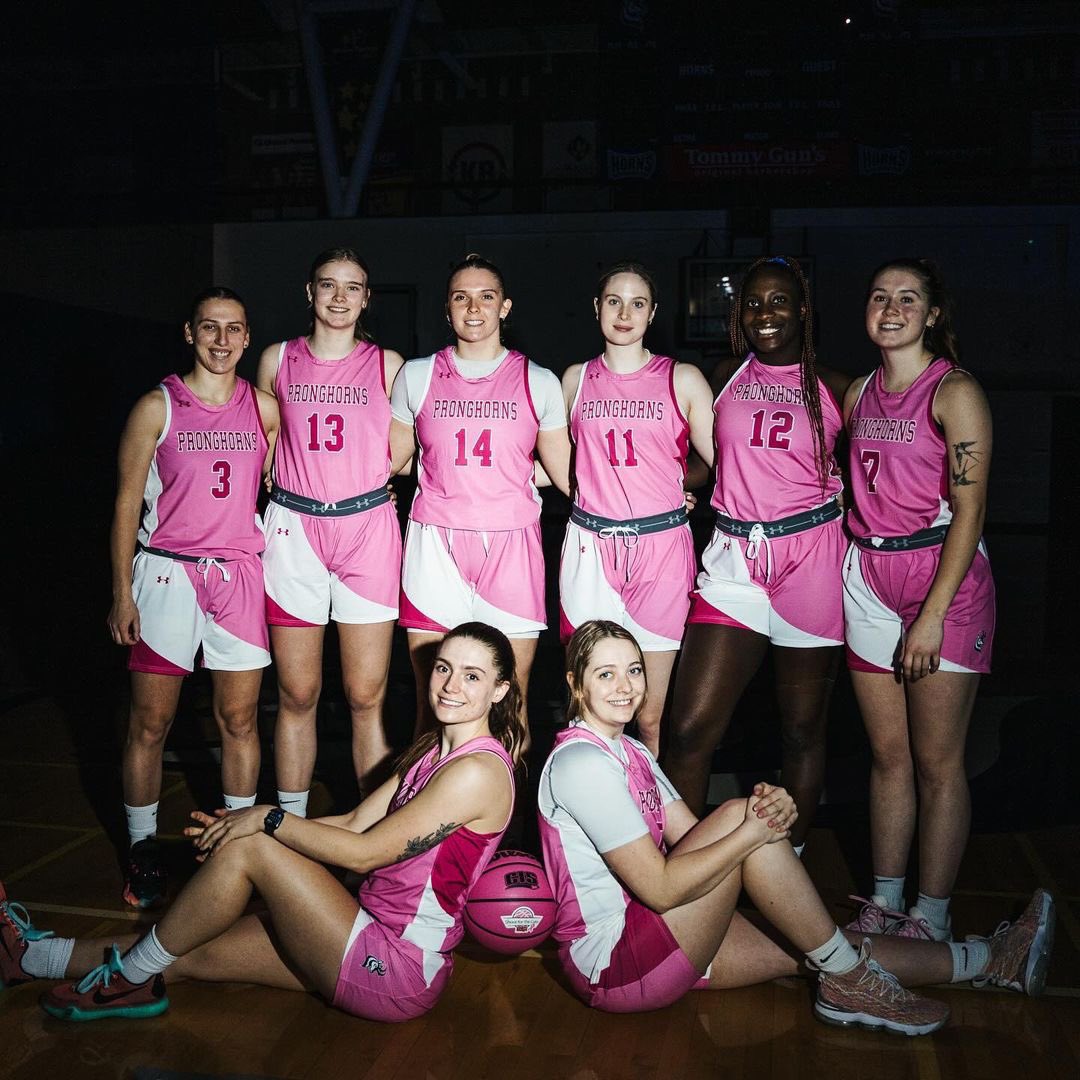 UofLPronghorns's tweet photo. Hoops against breast cancer.

Shoot for the Cure returns on Friday night as the Pronghorns take on @ufvcascades. Wear pink and show your support by purchasing 50/50 tickets or by making a donation. Proceeds raised from this weekend’s 50/50 draw will be donated to the Canadian Cancer Society. Purchase your tickets at https://t.co/ybVmAccCkH

A special thank you to all friends, family and alumni who donated on Giving Day to help women’s basketball fundraise for pink jerseys.

🏀 vs. UFV Cascades - Shoot for the Cure
📅 Friday, January 12 | WBB @ 6 p.m. | MBB @ 8 p.m.
📍University of Lethbridge Gymnasium

🏀 vs. UFV Cascades
📅 Saturday, January 13 | WBB @ 5 p.m. | MBB @ 7 p.m.
📍University of Lethbridge Gymnasium

Free admission to all home games for ULethbridge students.

#gohorns #yql