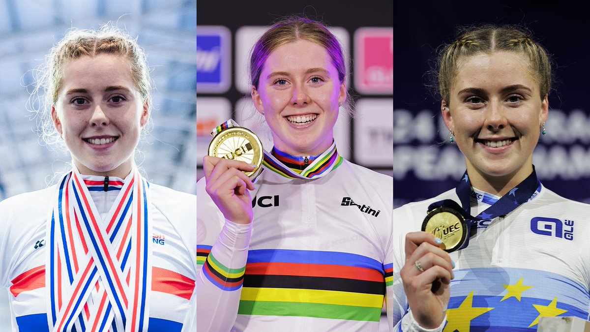 European Champ ✅ World Champ ✅ National Champ ✅ Emma's got all the jerseys! #EuroTrack24