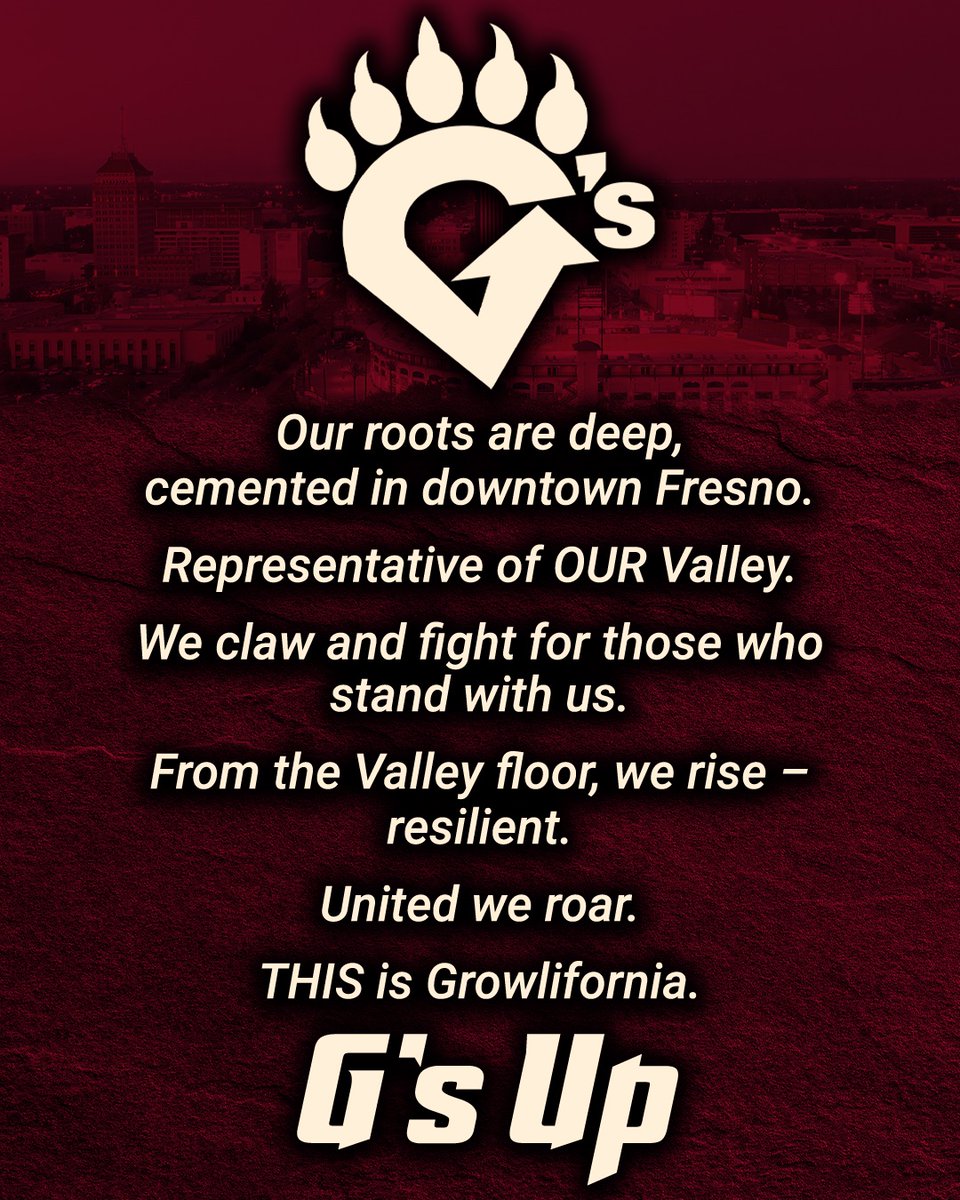 Our rallying cry. #GsUp