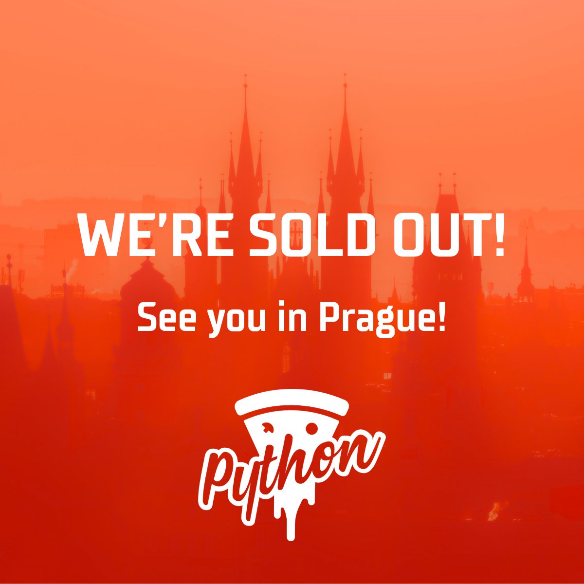 pythonpizzaconf's tweet image. AND WE'RE SOOOLD OUT! 🙀 After just 1 day and 8 hours of tickets being on sale, we're excited to announce that all available tickets have been sold! 🎉 🍕
Your enthusiasm has surpassed all our expectations! We can't wait to see you all in Prague! 💙 💛 
#PythonPizza