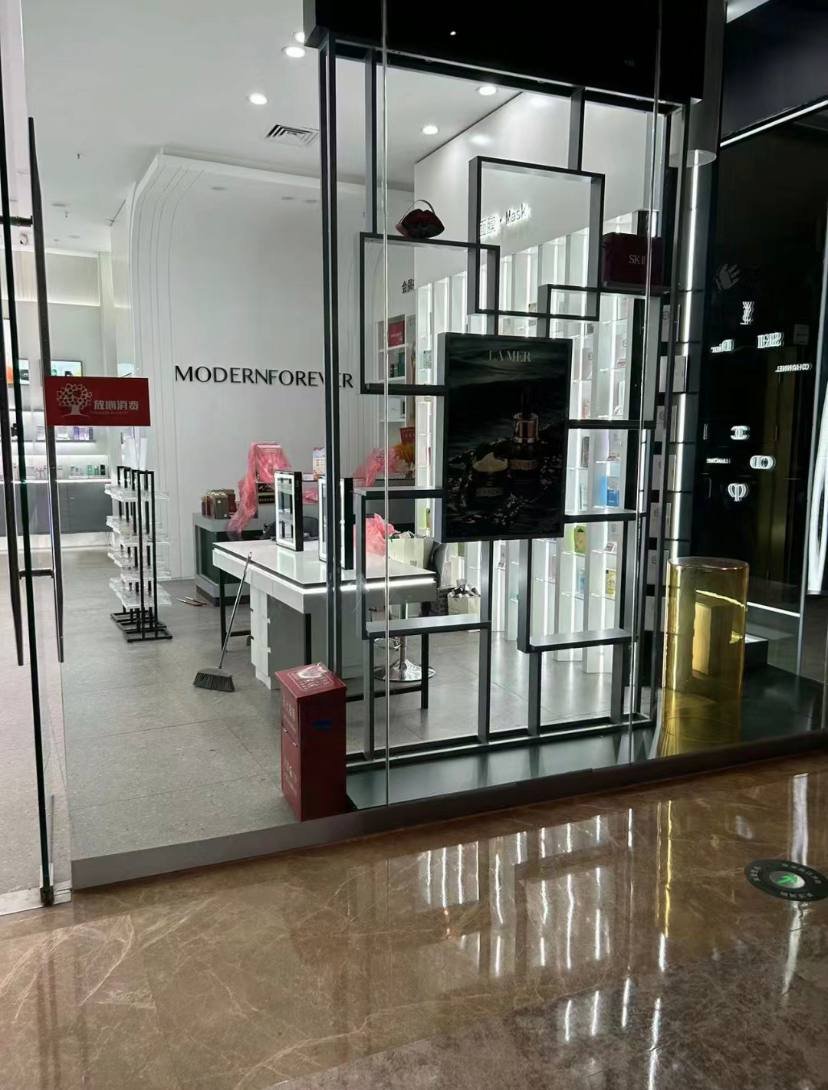 My hands and feet are sore after a day of cleaning. The new store will be ready soon.