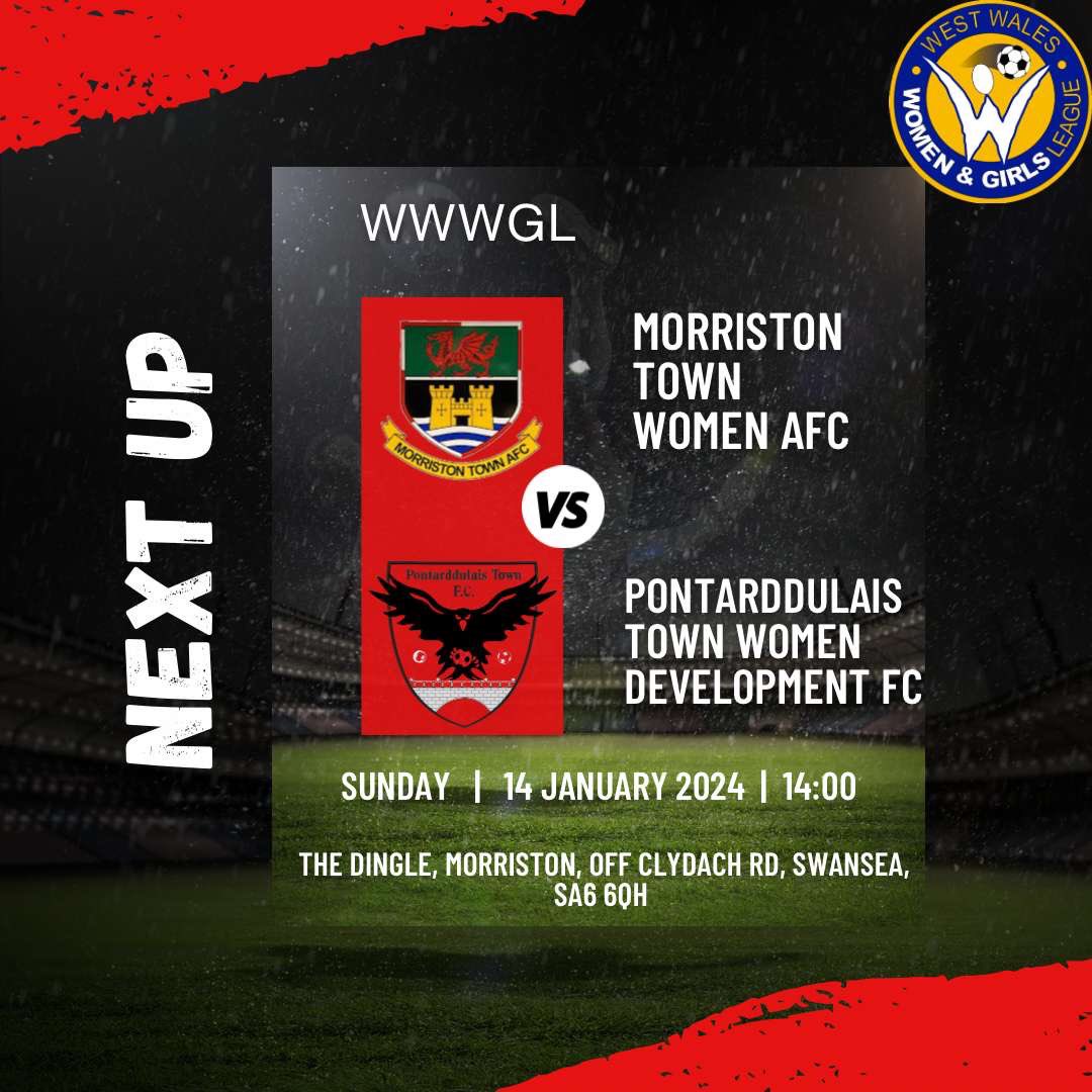 morriston_women's tweet photo. This Sunday, if the weather and pitch hold up๐ค๐ผ๐ฅถ, we will be taking on Pontarddulais at home at the dingle! โฝ๏ธ
๐The Dingle, Morriston, Off Clydach Rd, Swansea, SA6 6QH
โฐ14:00
Come show your support for the ladies!
#morristontownwomen #wwwgl #WomensFootball #wales #uppatown https://t.co/ZrQ9SLOucf