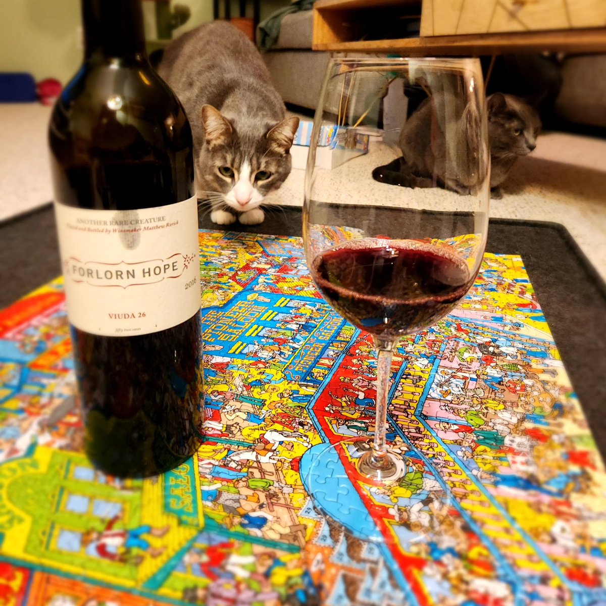 Spain inspired 🍷blend of Graciano +Tempranillo🍇 Sultry and compex instagram.com/p/C152FDRL0_8/… #wine #winelover @CaraMiaSG @_drazzari @Friscokid49 @frankstero @TweetaDean @thewinetattoo @pietrosd @forkmespoonme @rr_pirate @cccjoe @dpen_cc @SLBriscoe @damewine @winewankers @LadyCWine