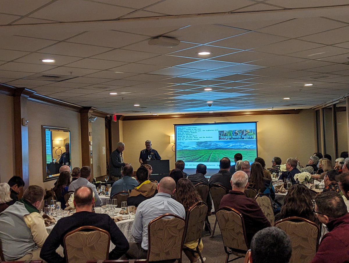 We concluded #BIC24 last night toasting an amazing man, Patrick Hayes, and his long and successful career. He has mentored so many in the barley community and makes working in this industry fun. His presence will be missed, but Barley World is in great hands!
