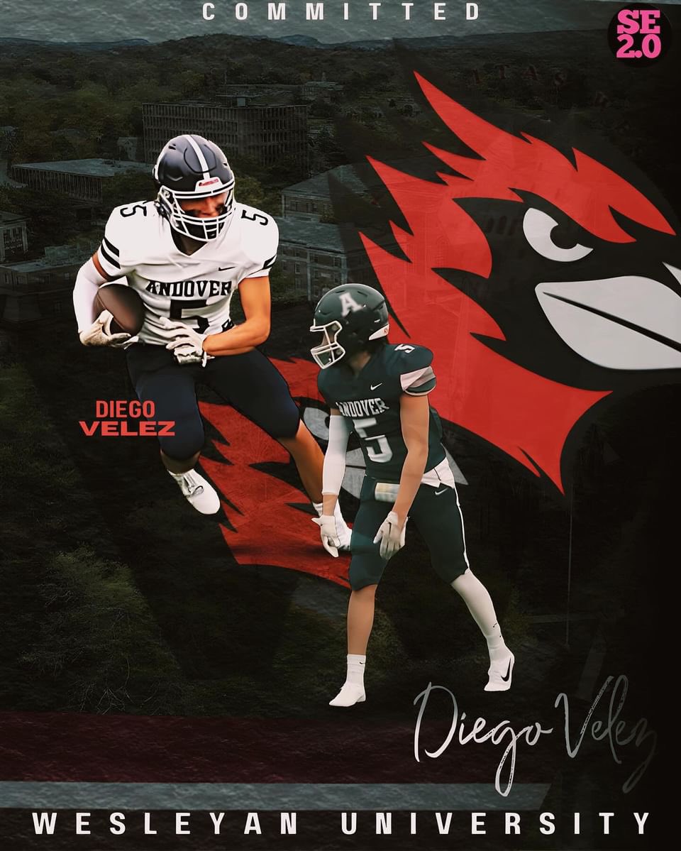 diegovelez_'s tweet image. Excited to announce my commitment to Wesleyan University. Huge thank you to all my coaches, teammates, and especially my family for helping me get here!