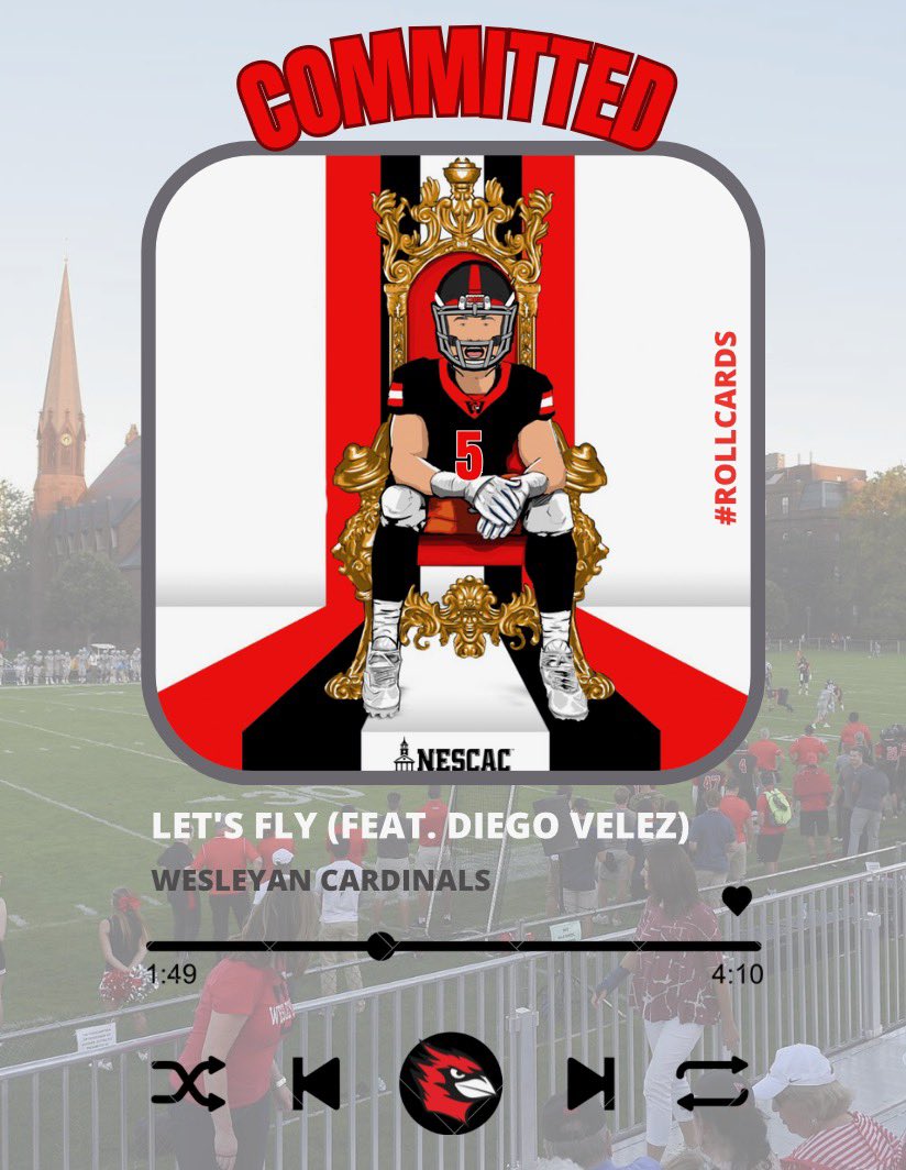 diegovelez_'s tweet image. Excited to announce my commitment to Wesleyan University. Huge thank you to all my coaches, teammates, and especially my family for helping me get here!