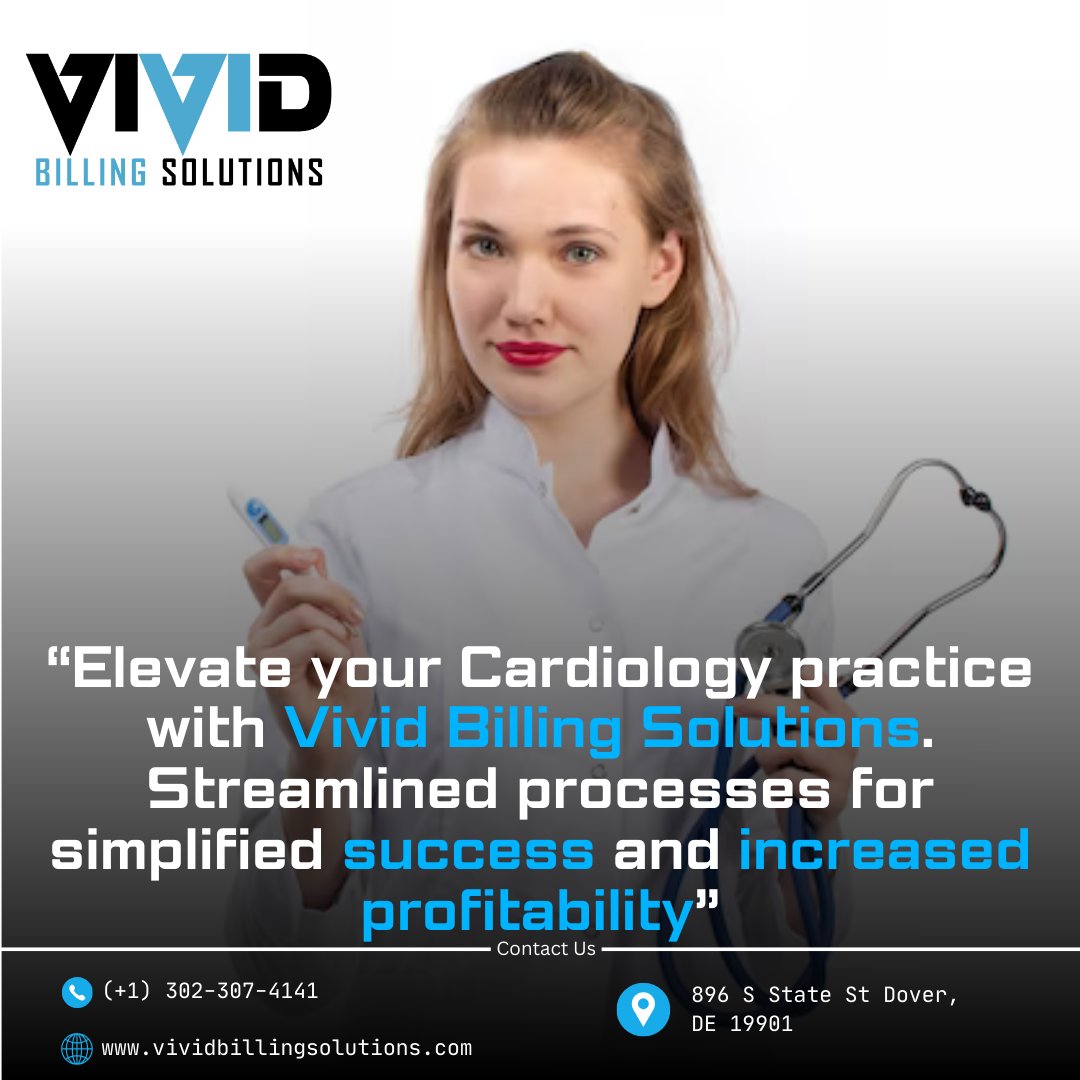 Vividbilling's tweet photo. Your Practice, Our Priority: Enhancing Cardiology Revenue through Vivid Billing Solutions 
 
Boost your cardiology practice with our advanced billing solutions. t.
#MedicalBillingExcellence #CardiologyRevenueBoost #EfficientHealthcareBilling #FinancialSuccessInPractice https://t.co/wIdUsllvPG